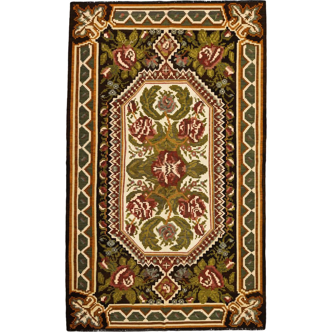 Rose Kelim Old 202x331cm