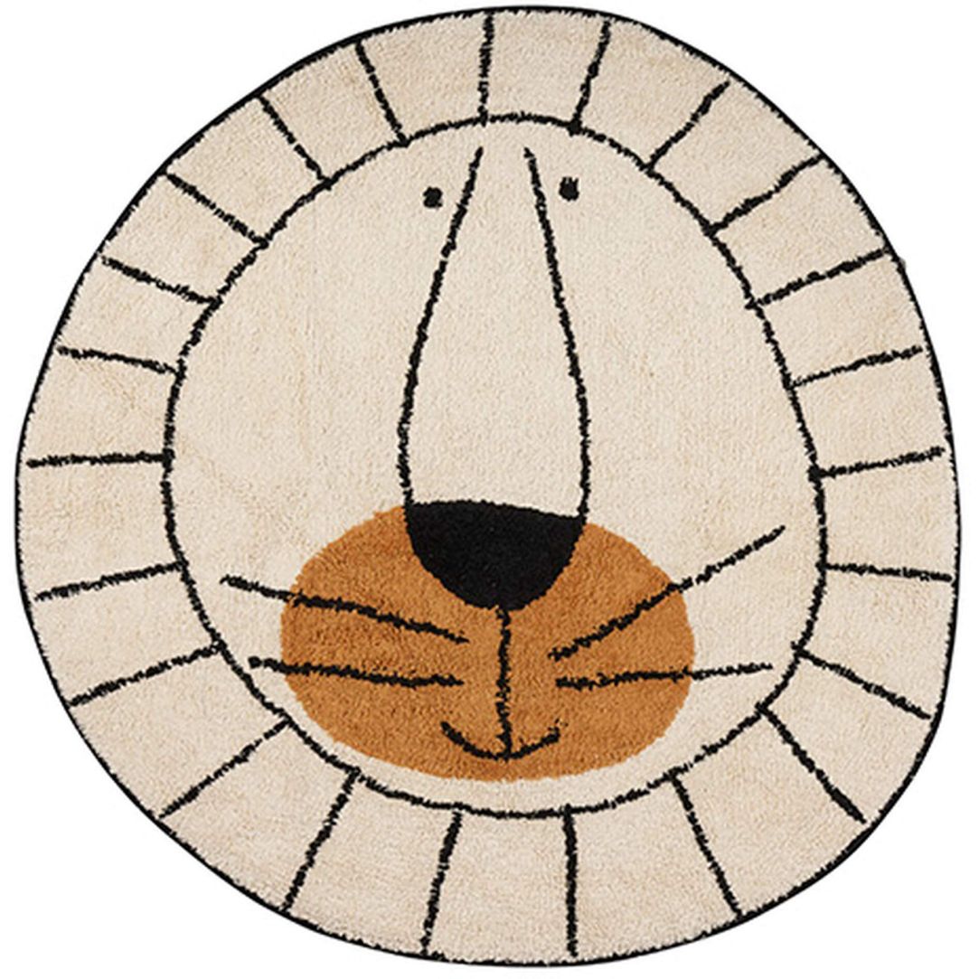 Kinderteppich Lion Natural 100x100cm